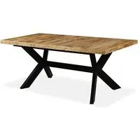 Cevis Extra Large Dining Table - Natural, Mango Wood