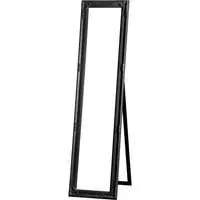 Chacota Floor Standing Cheval Mirror - Black, Fir Wood
