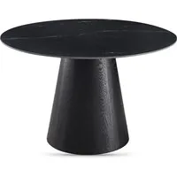 Chambly Round Dining Table - Black, Sintered Stone alternate view
