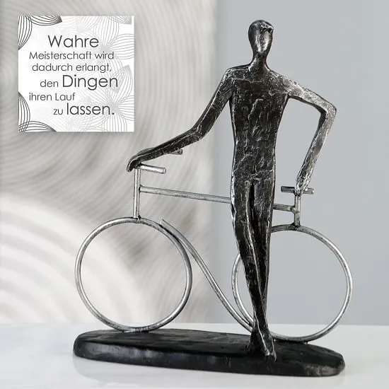 Champion Sculpture - Antique Silver, Metal