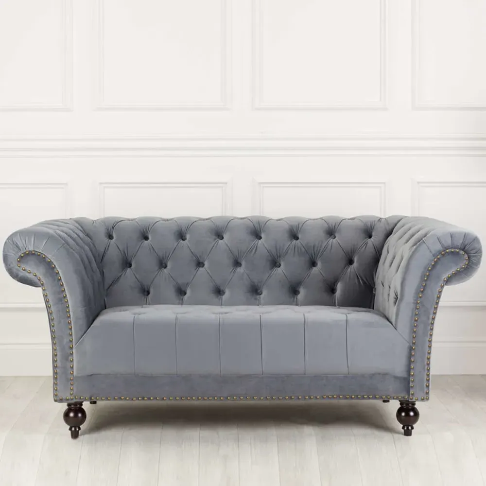 Chanter 2-Seater Sofa - Grey, Fabric image