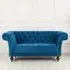 Chanter 2-Seater Sofa - Midnight Blue, Fabric