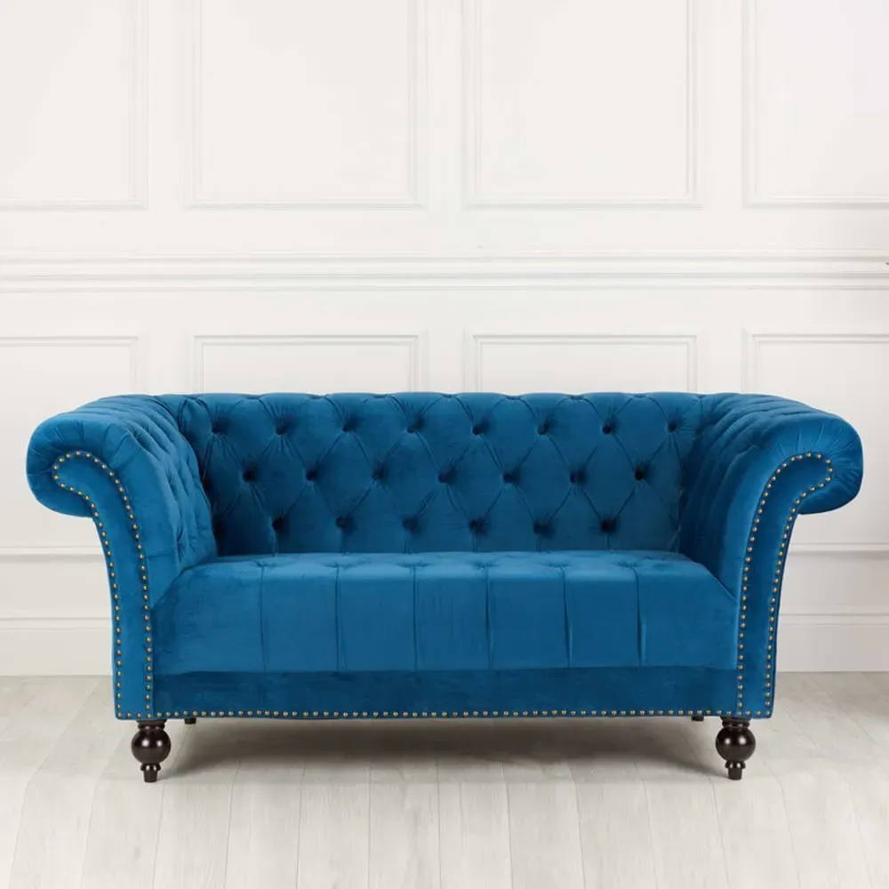 Chanter 2-Seater Sofa - Midnight Blue, Fabric