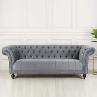 Chanter 3-Seater Sofa - Grey, Fabric