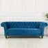 Chanter 3-Seater Sofa - Midnight Blue, Fabric