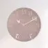 Chantilly Large Mantel Clock - Blush Pink, Metal