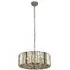 Chapeau 4 Light Crystal Shade Pendant Light - Chrome