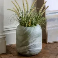 Charlotte Handblown Glass Vase - Sage
