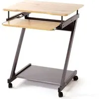 Charlottesville Computer Desk on Castors - Oak