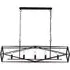 Chassis Wall Hung 5 Pendant Light - Matt Black