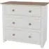 Chatfield 3 Drawer Chest - White, Oak