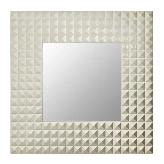 Checklock 3D Geometric Wall Mirror - Champagne
