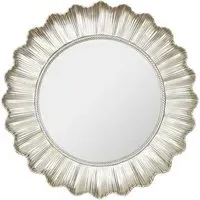 Checklock Scallop Wall Mirror - Champagne