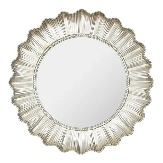 Checklock Scallop Wall Mirror - Champagne image
