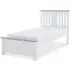 Chelsea Single Bed Frame - White, Oak