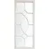 Chetham Window Design Wall Mirror - White