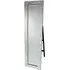 Cheval Triple Bar Floor Standing Mirror - Silver