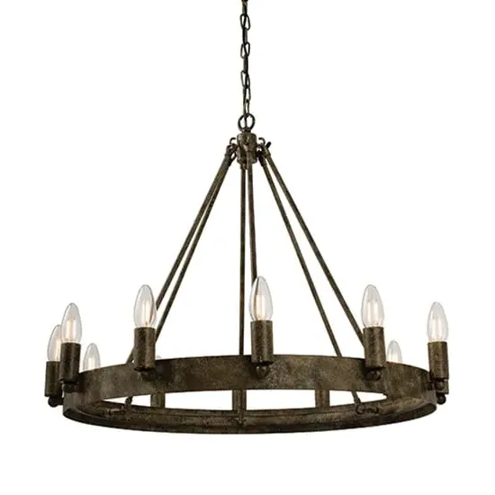 Chevalier 12 Light Ceiling Pendant - Aged Metal image