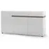 Cheya High Gloss Sideboard with 2 Drawers - White, Truffle Oak