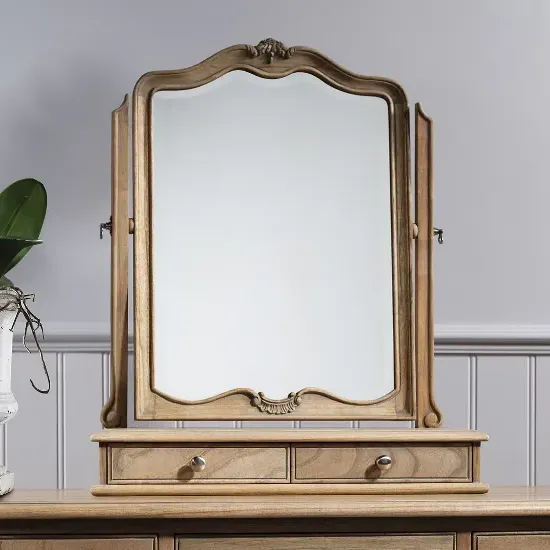 Chia Dressing Table Mirror - Weathered, Mindy Ash product