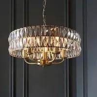 Chieti 5 Lights Ceiling Pendant Light - Antique Brass