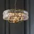 Chieti 5 Lights Ceiling Pendant Light - Antique Brass