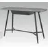 Chieti Glass Top Console Table - Grey, Black