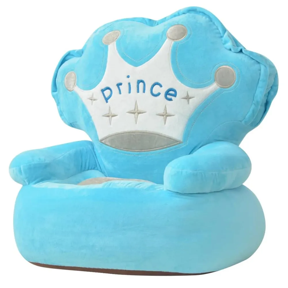 Chillicothe Children Prince Chair - Blue, Polyester image