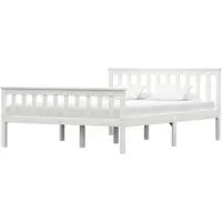 Chilliwack Double Bed Frame - White, Solid Pine alternate view