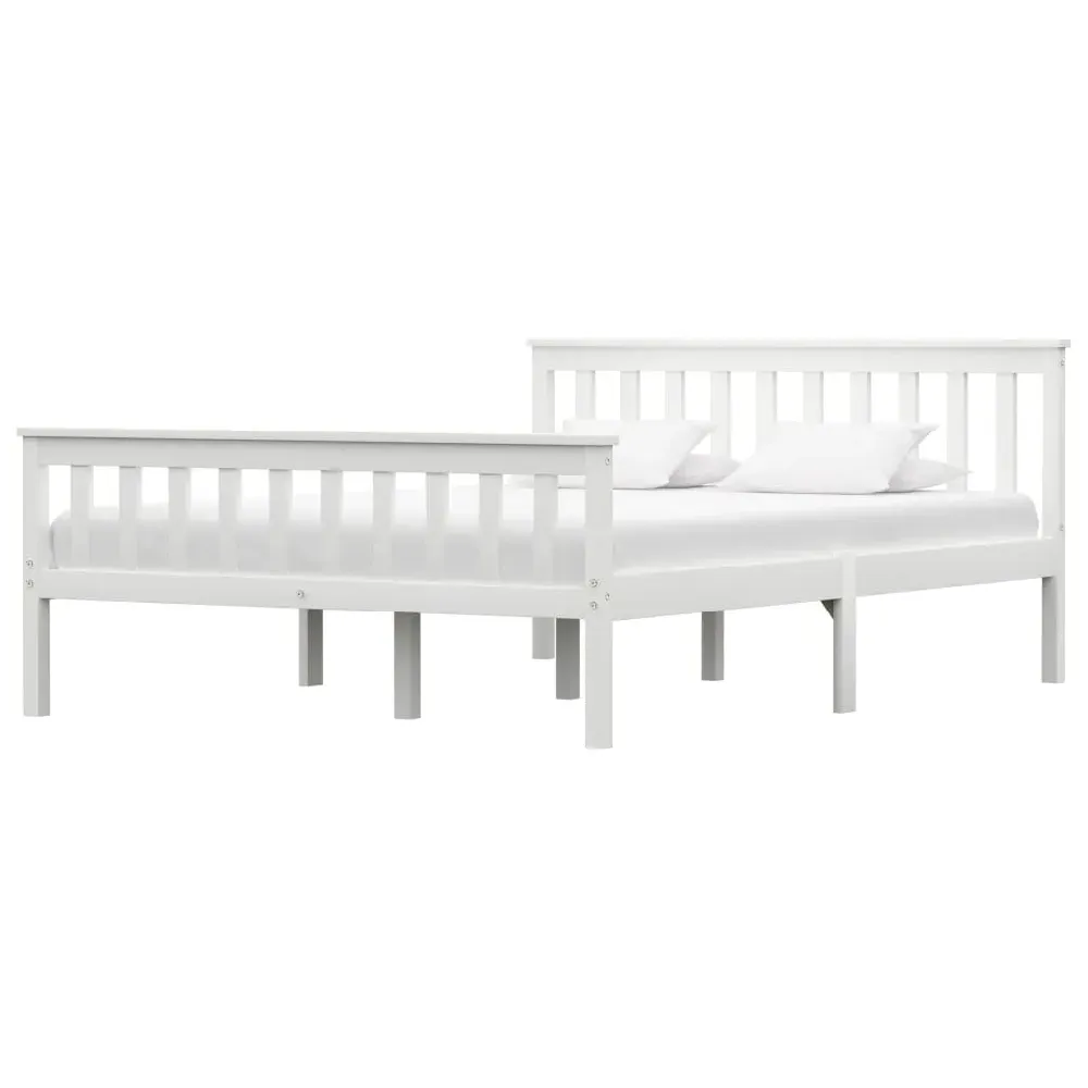 Chilliwack Double Bed Frame - White, Solid Pine product