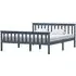 Chilliwack King Size Bed Frame - Grey, Pinewood