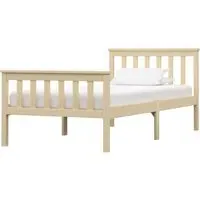 Chilliwack Single Bed Frame - Light Wood, Pinewood