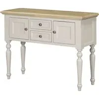 Chilton Console Table with 2 Doors & 2 Drawers - Grey, Wood alternate view