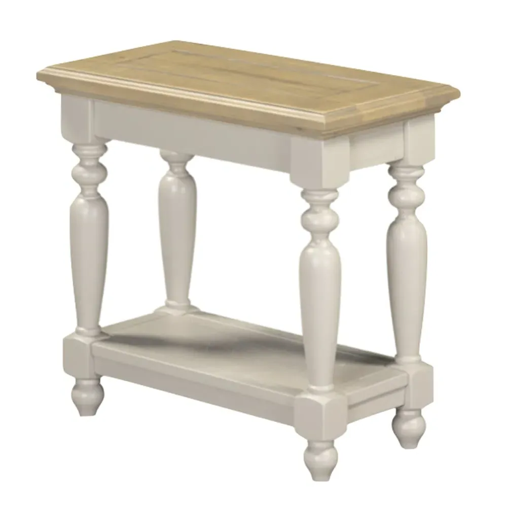Chilton Rectangular Side Table - Grey, Pine product