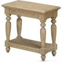 Chilton Rectangular Side Table - Rustic Oak, Pine alternate view