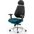 Chiro Headrest Office Chair - Black, Maringa Teal