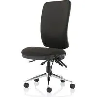 Chiro High Back Office Chair - Black, Fabric