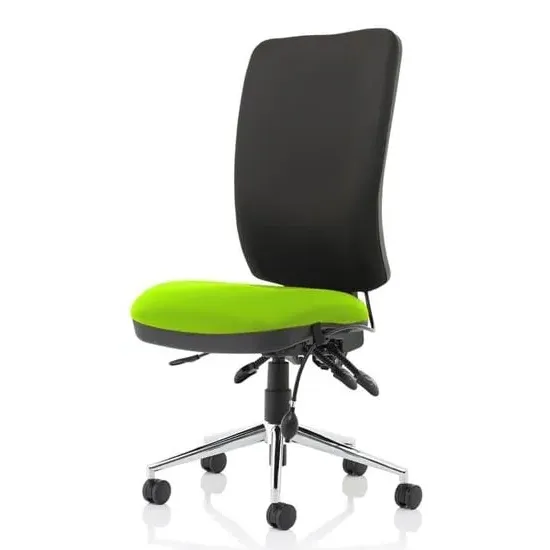 Chiro High Back Office Chair - Black, Green