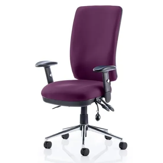 Chiro High Back Office Chair - Tansy Purple