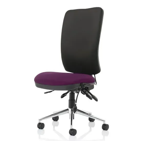 Chiro High Back Office Chair - Tansy Purple