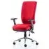 Chiro High Back Office Chair with Arms - Bergamot Cherry