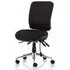 Chiro Medium Back Office Chair - Black, Fabric