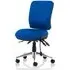 Chiro Medium Back Office Chair - Blue, Fabric