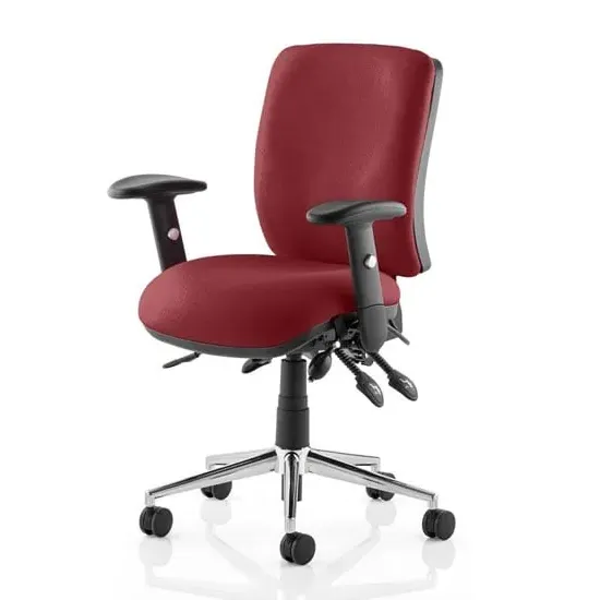 Chiro Medium Back Office Chair - Ginseng Chilli
