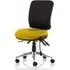 Chiro Medium Back Office Chair No Arms - Senna Yellow