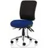 Chiro Medium Back Office Chair No Arms - Stevia Blue