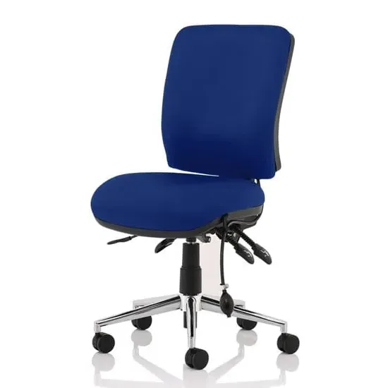 Chiro Medium Back Office Chair - Stevia Blue
