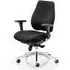 Chiro Plus Ergonomic Office Chair with Arms - Black, Fabric