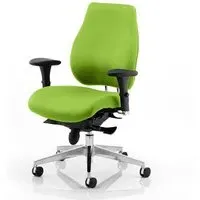 Chiro Plus Ergonomic Office Chair with Arms - Green