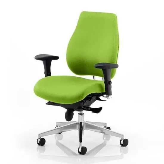 Chiro Plus Ergonomic Office Chair with Arms - Green
